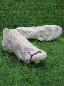 Puma Future Ultimate Brilliance FG/AG - Puma White/Puma Black/Spring Lavender